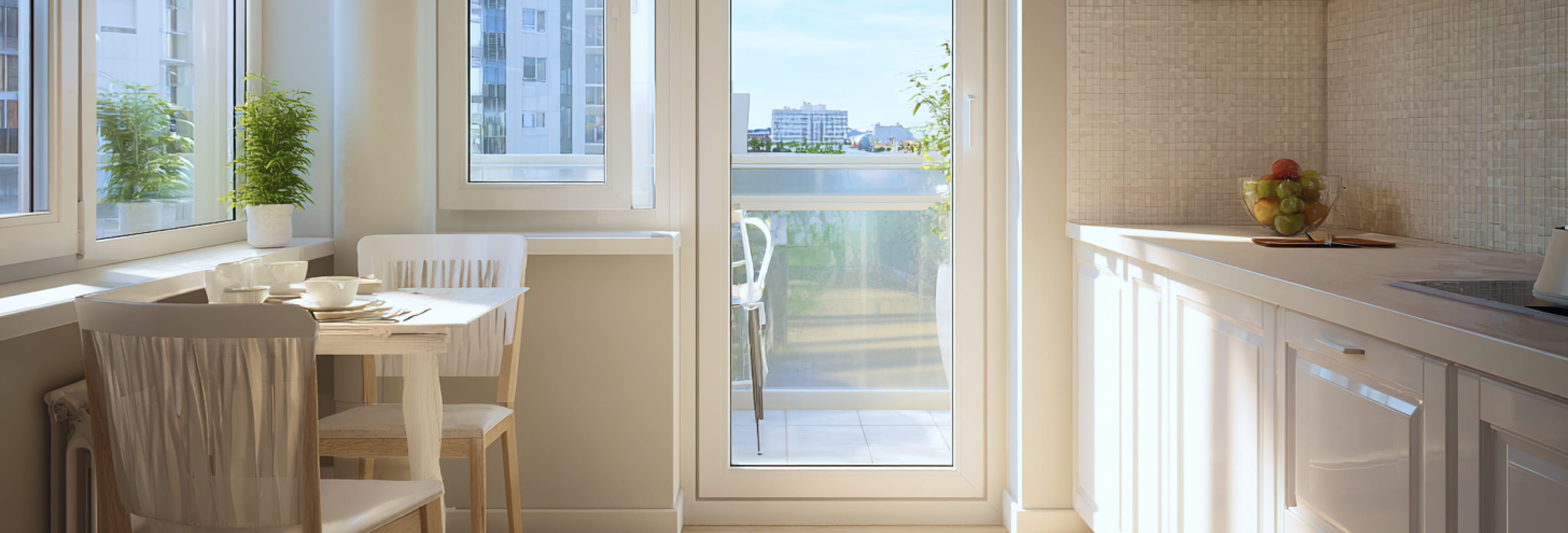 Пластиковая балконная дверь