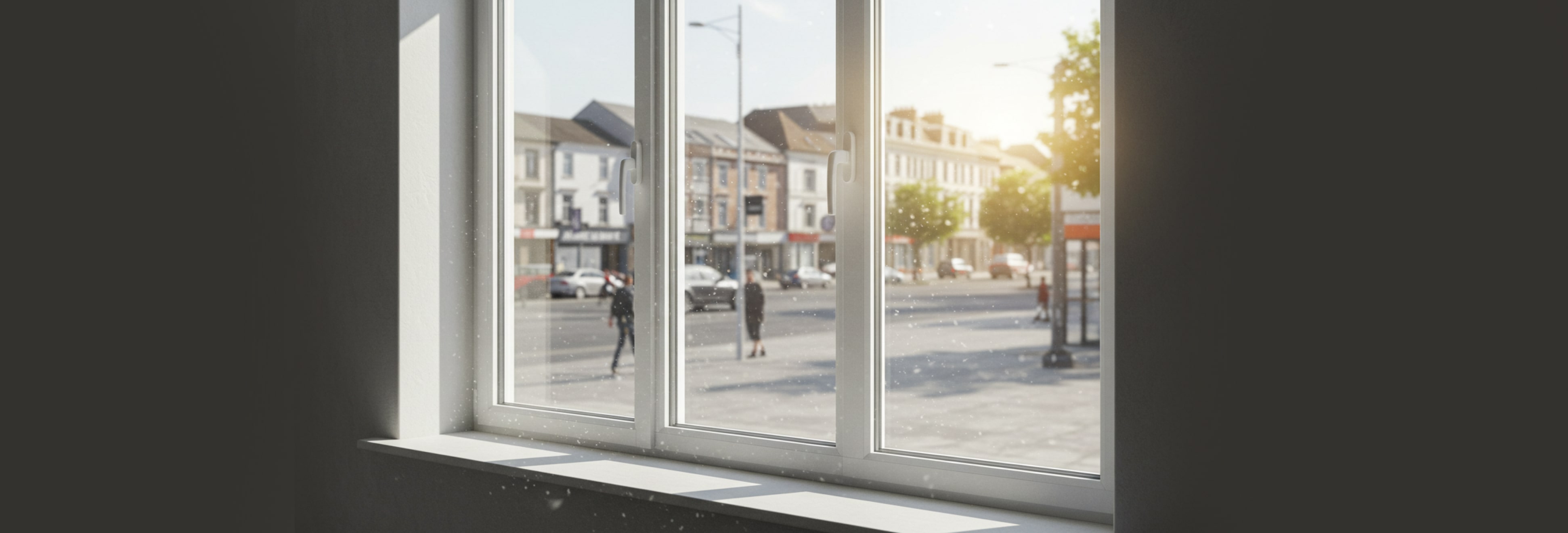 Трёхстворчатое пластиковое окно